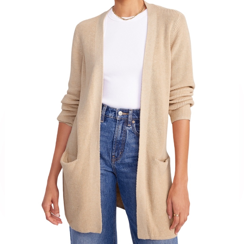 Old Navy XL Cream Knit Duster Cardigan